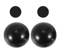 Cpolebev 2 Pcs Laptop Notebook Black Antiskid Cool Ball Cooler Stand Pad