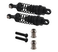 Cpolebev 2 Pcs Oil Adjustable 65Mm Damper for Rc Car 1/18 A959 A969 A979 K929,Black