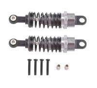 Cpolebev 2 Pcs Oil Adjustable 65Mm Damper for Rc Car 1/18 A959 A969 A979 K929,Titanium