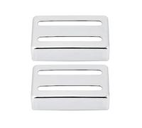 Cpolebev 2 Piece Guitar Pickups Humbucking Pickups Electric Guitar Pickups Humbucking Electric Guitar Pickup Covers Silver