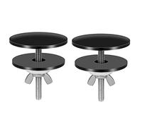 Cpolebev 2 Pieces 2 inch Kitchen Sink Hole Cover Faucet Hole Cover Stainless Steel Kitchen Sink Tap Hole Plate Stopper Cover
