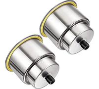 Cpolebev 2 Pieces Stainless Steel Cup Drink Holder Boat Cup Drink Holder with Drain for Marine Boat RV Car Trailer