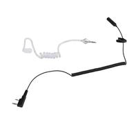 Cpolebev 2-Pin PTT Mic Headset to 3.5mm Air Acoustic Tube Earpiece for UV-5R 888s