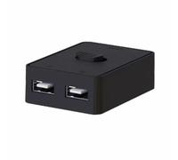 Cpolebev 2 Port USB Switcher Printer Sharing Bi-Directional Switches 2 in and 1 Out or 1 in and 2 Out USB Sharing Switcher USB2.0