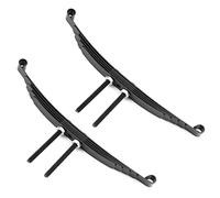 Cpolebev 2 set Steel Leaf Springs for 1/14 RC Tractor Trailer Truck Model Car Upgrade Parts Spare Accessories, D