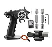 Cpolebev 2 Speed Drive Shaft 4 Channel Remote Control Receiver Set for C14 C24 B36 MN D90 MN99S RC Car Upgrade Parts