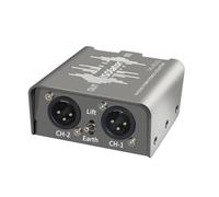 Cpolebev 2 Way XLR Audio Fiber Optical Extender Transceiver over SC Fiber Optical Cable 2 CH XLR Balanced Audio Fiber Extender