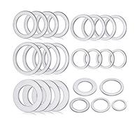 Cpolebev 20 Pcs Saw Blade Bushing Set Saw Blade Adapter Ring Saw Blade Spacer,for Saw Blade, Marble Blade Inner Hole Conversion,