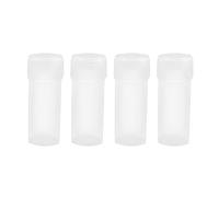 Cpolebev 200 Pcs 5Ml Plastic Potable Mini Clear Storage Case Vial Storage Container