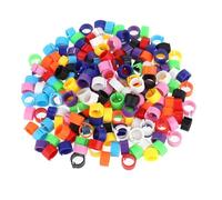 Cpolebev 200Pcs 8mm Coturnix Quail Leg Bands Baby Chick Leg Bands Pigeon Bands Chicken Leg Bands