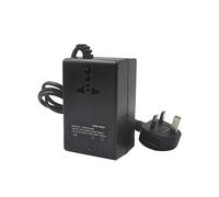 Cpolebev 200W Voltage Converter 220V to 110V Transformer Down Transformer Voltage Converter Travel Adapter Black UK Plug