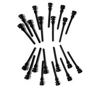 Cpolebev 20Pcs Black PC Fan Rubber Screw Damping Nail Vibration Dampening Silicone Screw Pin Rivet