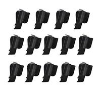 Cpolebev 20Pcs Golf Club Storage Clip Plastic Golf Putter Clip Organizer Ball Protect Clubs Golf Accessories for Golfers Black