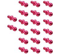 Cpolebev 20Pcs Metal M3 Hex Ball Head Screws for TT-01 TT-02 D4 D5 1/10 RC Drift Car Spare Parts Universal,2