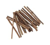 Cpolebev 20Pcs Natural Silvervine Sticks for Matatabi Chew Sticks Teeth Molar Chew Toys for Cat Teeth Cleaning