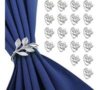 Cpolebev 20Pcs Silver Leaf Napkin Rings - Silver Napkin Ring for Table Napkins - Holiday Napkin Rings Fall Napkin Rings for