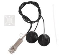 Cpolebev 21-INCHES Wire Length 1/4 Inch Output Jack 2 In 1 Piezo Pickup Disc Transducer for Guitar Violin Ukulele Mandolin Banjo Cello(with cover)