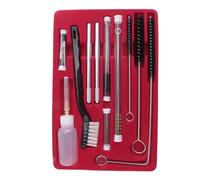 Cpolebev 22Piece Professional Sprayer Cleaning Brush Cleaning Kit Paint Brush Cleaning Oil Plastic+Metal