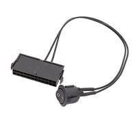 Cpolebev 24 Pin Female ATX PSU Power Supply Tester Start Up Jumper ON OFF Switch Cable 18AWG 30CM