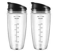 Cpolebev 24OZ Replacement Cups Compatible for BN401, BN701, SS101, BN400, BN800, BN801 Blender