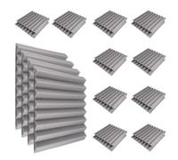 Cpolebev 24Pack 1 Inch X 12 Inch X12 Inch Soundproof Foam Panels Sound Absorbing Insulation for Recording Studio, Gaming Room