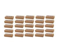 Cpolebev 25 Pieces Macaron Boxes with Clear Display Window Macarons Container or Packaging Box Kit for Chocolate Desserts Cake B