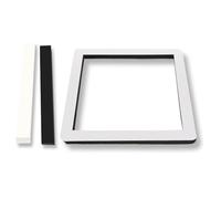 Cpolebev 25071 RV & Roof Air Conditioner Gasket Kit, Self-Adhesive Picture Frame Gasket & Self-Adhesive Leveling Pads