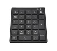 Cpolebev 27 Keys Bluetooth Wireless Numeric Keypad Mini Numpad With More Function Keys Digital Keyboard For Pc Accounting Tasks