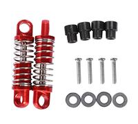Cpolebev 2Pcs 1/28 RC Aluminum Shock Absorbers for RC Car K969 K989 K999 P929 4WD Short Course Drift Car Upgrade Parts-Red