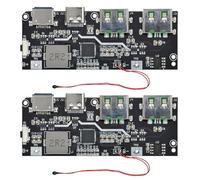 Cpolebev 2PCS 22.5W Fast Charging Mobile Power Module 5 Port Bidirectional Charging Module Circuit Board DIY QC4.0 QC3.0