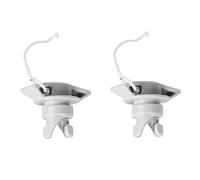 Cpolebev 2Pcs 8 Holes Inflatable Boat Air Valve Cover Inflatable Air Valve Cap Boat Kayak Accessories