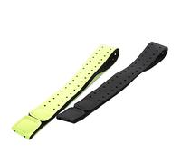 Cpolebev 2Pcs Adjustable and Breathable Replacement Armband Soft Strap Band for Heart Rate Monitor - (Black+ Green)