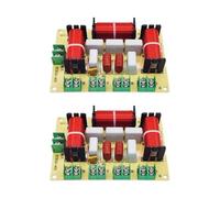 Cpolebev 2pcs Crossover High Mid Low Frequency Speaker DIY Audio Splitter for Home Speaker Upgrade