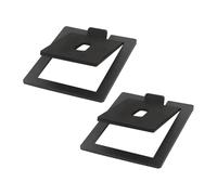 Cpolebev 2Pcs Desktop Speaker Stands for Medium Bookshelf Speakers & Mid for MR4 Desk Setup Supplies
