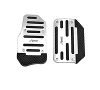 Cpolebev 2Pcs Gas Accelerator Pedal and Brake Pedal Cover Foot Pad Non-Slip for Universal Automatic Transmission Car