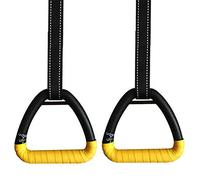 Cpolebev 2Pcs Gymnastic Ring Portable Gymnastic Ring Gym Shoulder Strength Home Fitness Training Equipment-2M