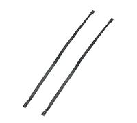 Cpolebev 2Pcs Motherboard HD Audio 9Pin Male to Female Extension Cable for PC DIY Black, 50CM