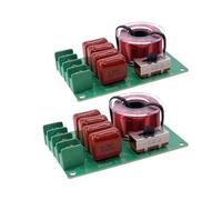 Cpolebev 2PCS Pure High-Frequency Crossover Adjustable Home Theater Car Speaker Crossover