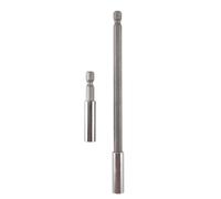 Cpolebev 2Pcs/Set 1/4 inch Hex Magnetic Bit Holder 60/150mm Screwdriver Bars Power Extension Drill Driver
