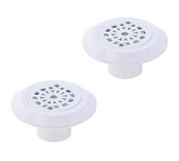 Cpolebev 2Pcs Swimming Pool Accessories Replacement Round ABS Swimming Pool Drain Water Outlet