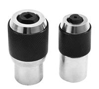 Cpolebev 2Pcs Tap Socket Ratchet Tap Wrench 3/8inch Drive Hand Tool 1/4-1/2 Taps,0-1/2 Taps Tapping Socket Set Tap Socket Adapter