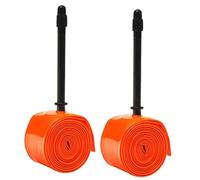 Cpolebev 2Pcs Ultralight Bike Tpu Inner Tube 700 X 18-32C,Length 65mm Length French Super Light Tube