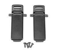 Cpolebev 2Pcs Walkie Talkie Spare Part Back Belt Clip for 2-way Radio UV5R For intercom UV5R / 5RA / 5R + / 5RB / 5RC