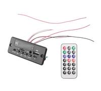 Cpolebev 2X25W 50W Amplifier MP3 Player Decoder Board 5V-12V Bluetooth 5.0 Car FM Radio Module Support TF USB AUX Player Decoder