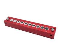 Cpolebev 3-12mm Vertical Pocket Hole Jig Woodworking Dowel Drill Guide Self Centering Drill Bit Guide Jig Positioner Locator