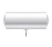 Cpolebev 3.5mm Jack Stereo Mini Speaker Portable MP3 Music Player Speaker Amplifier Loudspeaker for Mobile Phone Tablet PC-White