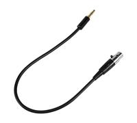 Cpolebev 3.5mm Jack to 3Pin Mini XLR Female for BM800 PC Headphone Mixer Microphone Stereo Camera Amplifier 0.