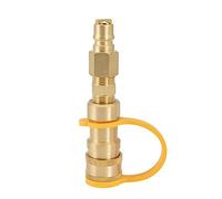 Cpolebev 3/8 Inch Natural Gas Quick Connector Propane Quick Connect Fittings for LP Gas Propane Hose Quick Disconnect