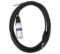 Cpolebev 3 Meters 3.5mm Stereo Jack Plug to 3 Pin XLR Male Cable Microphone Audio Record