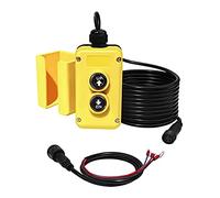Cpolebev 3 Wire Dump Trailer Remote Control Switch for 12V DC Single Acting Hydraulic Pump Dump Trailer for Lift Unloading
